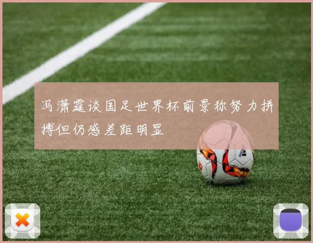 冯潇霆谈国足世界杯前景称努力拼搏但仍感差距明显